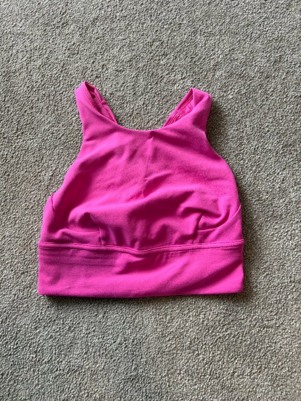 Lululemon Wunder Train Long-Line Bra C/D Cups - Sonic Pink - 4